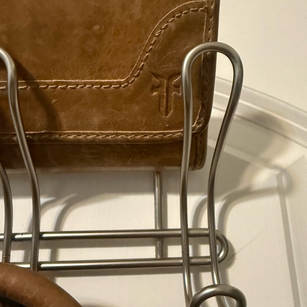 Frye Tan Leather Shoulder Bag - Picture 4 of 6